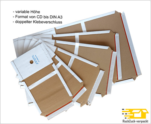 Buchverpackung weiß