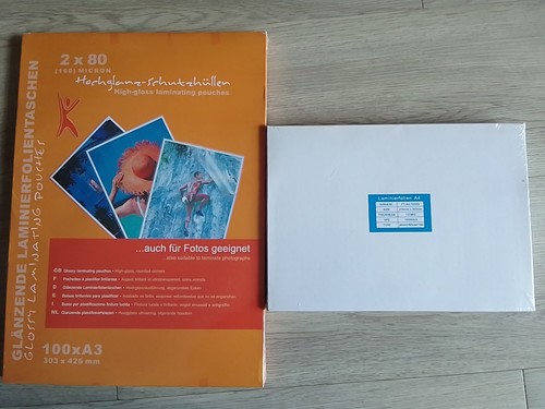 Laminierfolien taschen 80 - a3,
