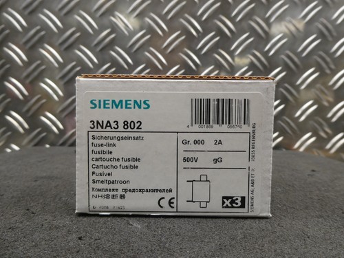 Siemens sicherungseinsatz 3na3 - sicherungseinsatz,